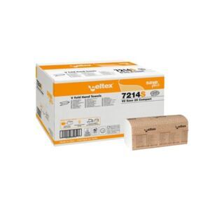 Falthandtuch V-Falz, 2-lagig, hochweiss