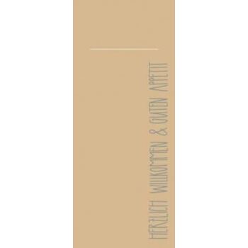 Pocket Napkins "HERZLICH WILLKOMMEN"