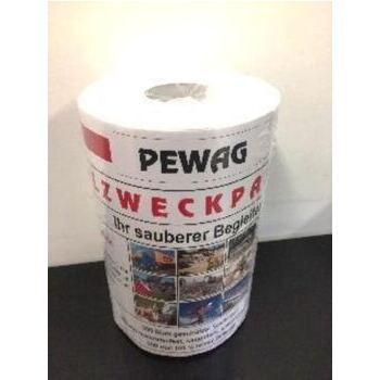 Mini-Reinigungsrolle in Schutzfolie, 2-lagig, weiss