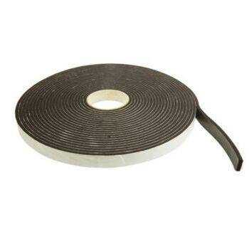 PVC-Wasserdichtung, weich, schwarz, 10 mm