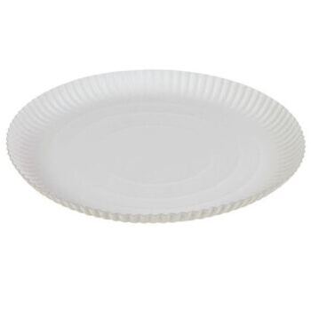 Pizzateller, weiss