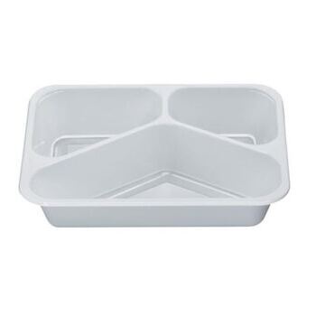 Menuschale 3-geteilt, 150 / 210 / 400 ml