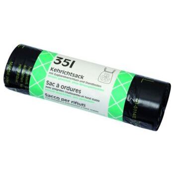 Kehrichtsack Zugband eingeschweisst, 35 L
