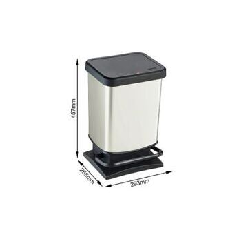 Treteimer, weiss, Paso 20l