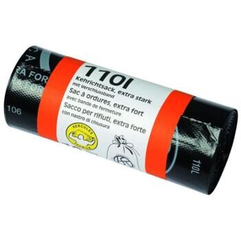 Herkules - Kehrichtsack mit Verschlussband, 110 Liter