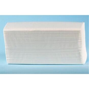 Falthandtuch Z-Falz, 2-lagig, weiss