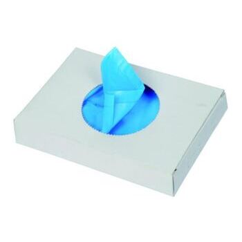 Hygienebeutel in Austauschbox, blau