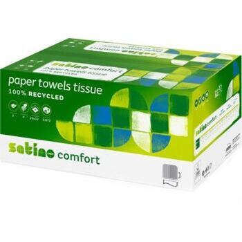 Falthandtuch C-Falz, 2-lagig, hochweiss