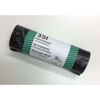 Kehrichtsack mit Verschlussband, 35 Liter