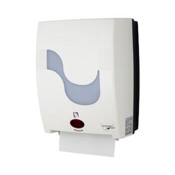 Dispenser für Handtuchrolle, weiss, elektronisch