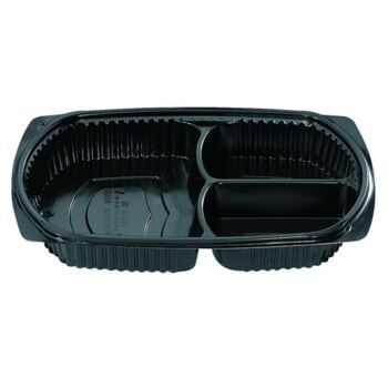 Menuschale 3-geteilt, 530 / 200 / 200 ml