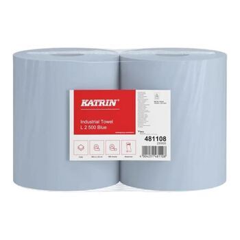 Katrin Papierwischtücher L2 500 blau