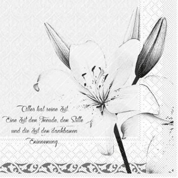 Serviette "ZUM ABSCHIED"