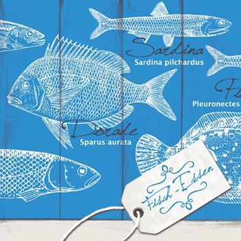 Serviette "FISCH-ESSEN"
