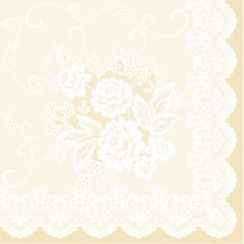 Serviette "FRANZISKA" beige