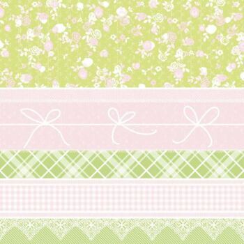 Serviette "HERMINE" nature