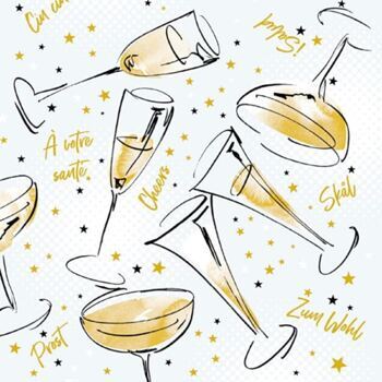 Serviette "CHEERS"