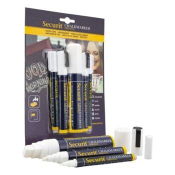 Kreidemarker Set, weiss