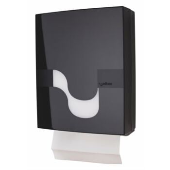 Dispenser für Falthandtücher, schwarz