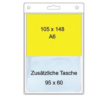 Ausweishülle Weichplastik, 105 x 148 mm / DIN A6