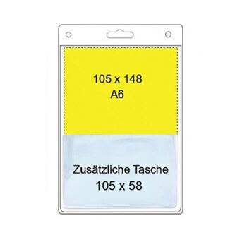 Ausweishülle Weichplastik, 105 x 148 mm / DIN A6