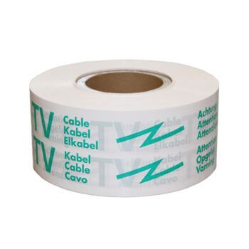 Warnband = TV-Kabel / Cables TV / Cavi TV