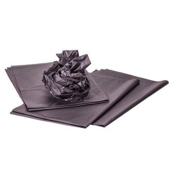 Seidenpapier 50x75 cm (Packside) schwarz