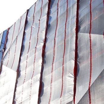 Abdeckplane / Notdach / Gerüstplane