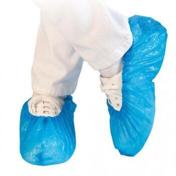 Überziehschuhe aus CPE blau