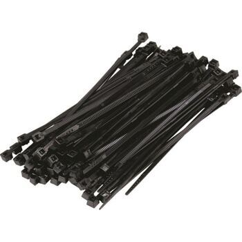 Kabelbinder schwarz, 280 x 4.5 mm