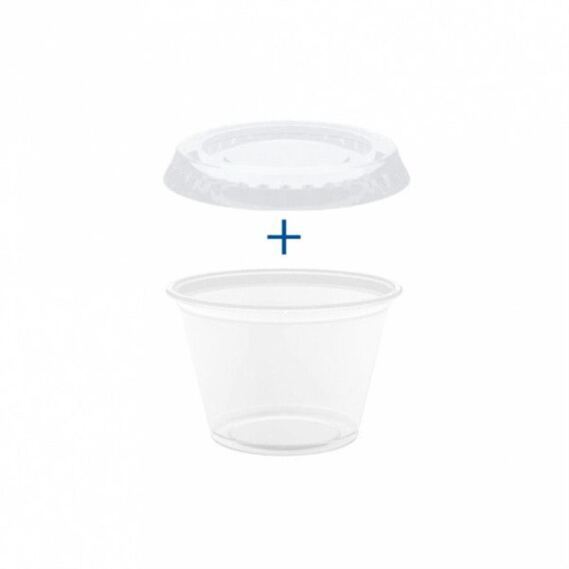 Saucenschale mit Deckel 60 ml