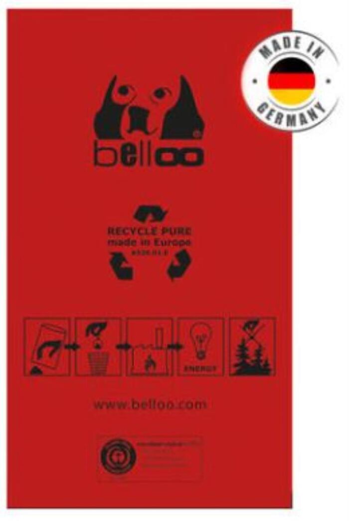 belloo Hundekotbeutel geblockt, recycle pure
