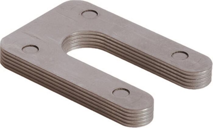 Distanzplatten Edelstahl 1.4301