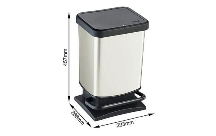 Treteimer, weiss, Paso 20l