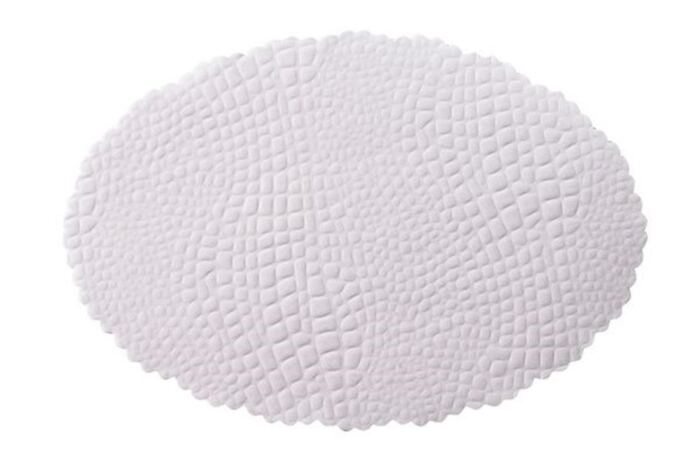Plattenpapier oval, 53g/m2, weiss