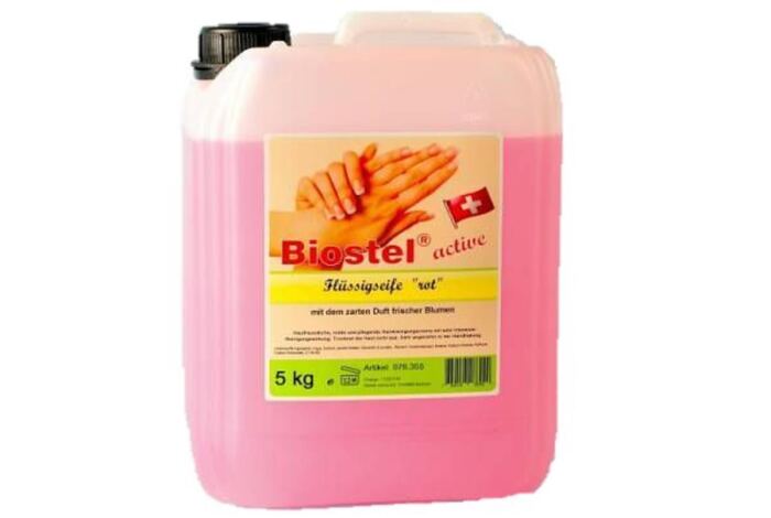 Seifencreme, zarter Duft frischer Blumen, rosa