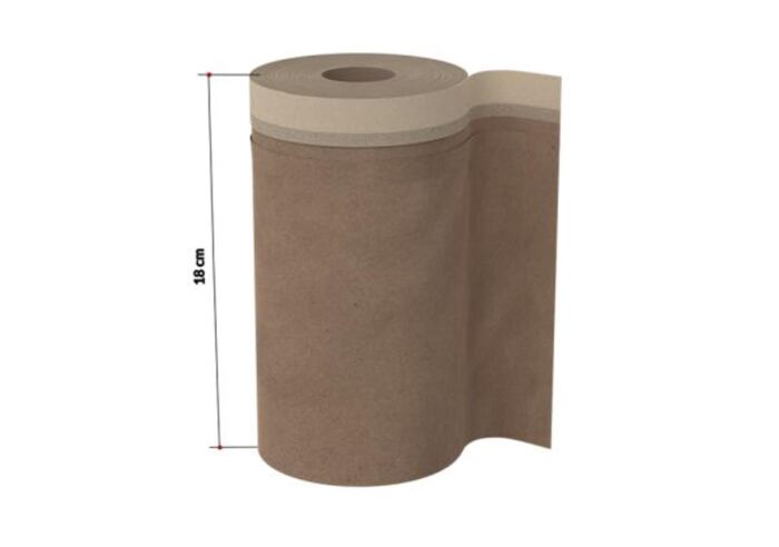 Abdeckpapier mit Klebeband