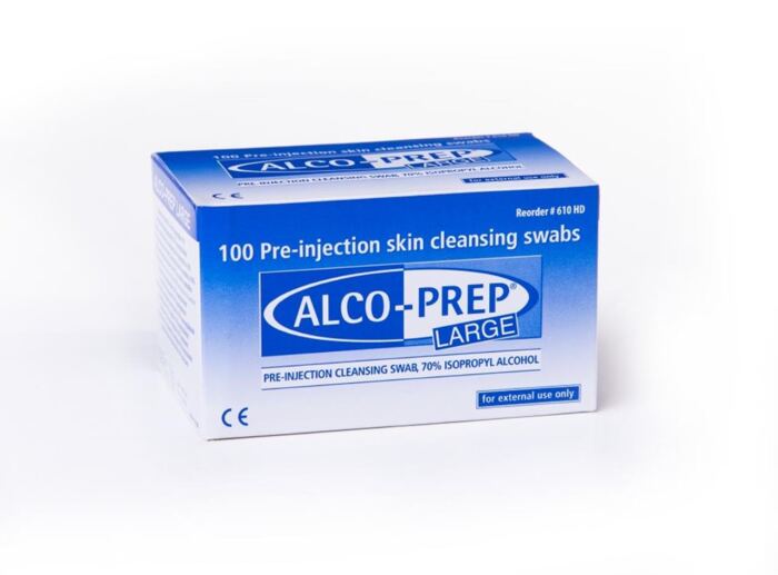 Alco-Prep Pre-Injektions Reinigungstupfer