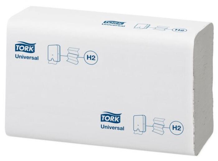 Falthandtuch Z-Falz, 2-lagig, weiss, H2