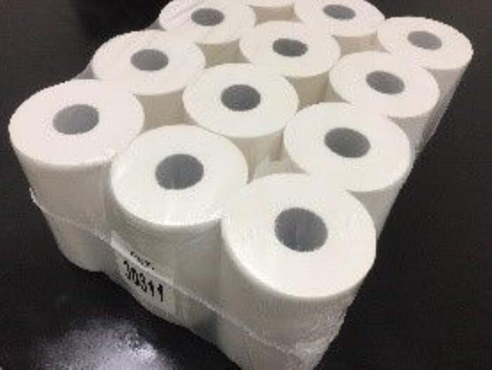 Mini-Reinigungsrollen, 1-lagig, weiss