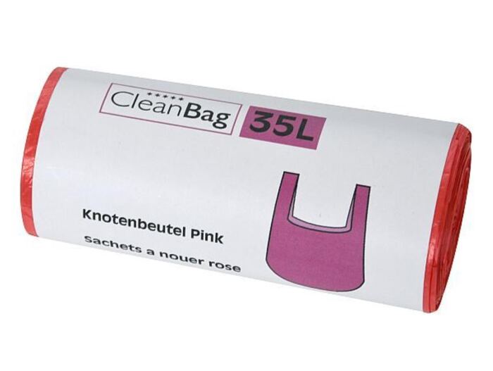 Hemdchen / Knotenbeutel 35l, pink
