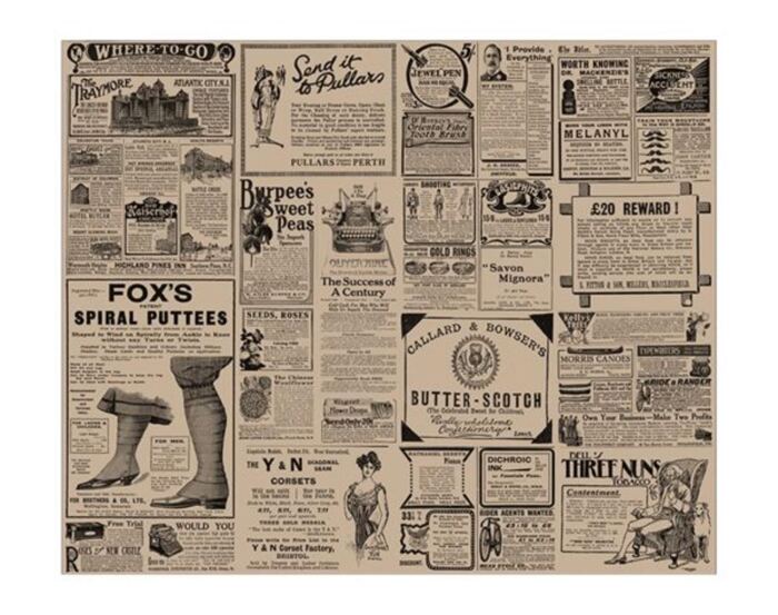 Wickelpapier "Times"