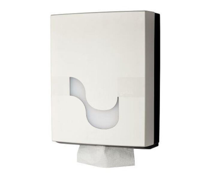 Dispenser für Falthandtücher, weiss