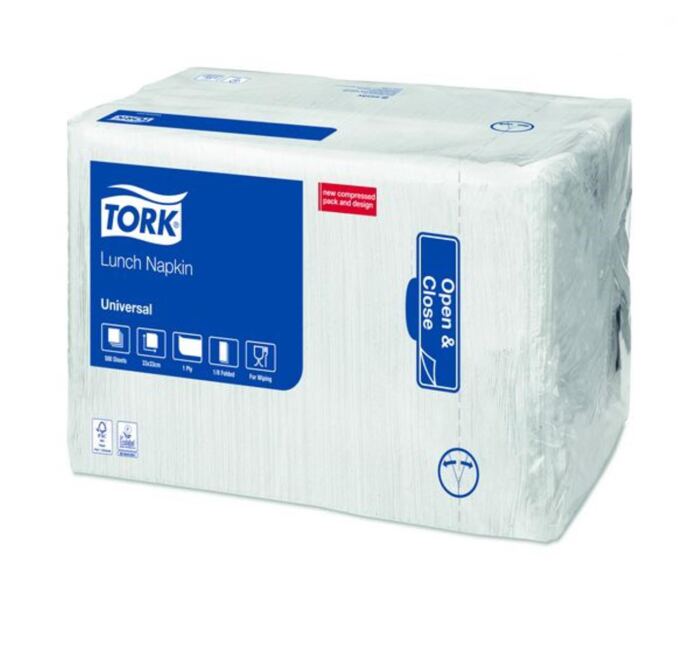 Servietten "Quick" weiss, Kopffalz