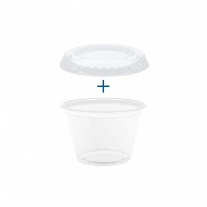 Saucenschale mit Deckel 60 ml