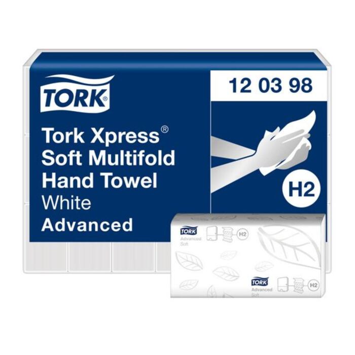 Falthandtuch Tork Z-Falz Advanced, 2-lagig, weiss, H2