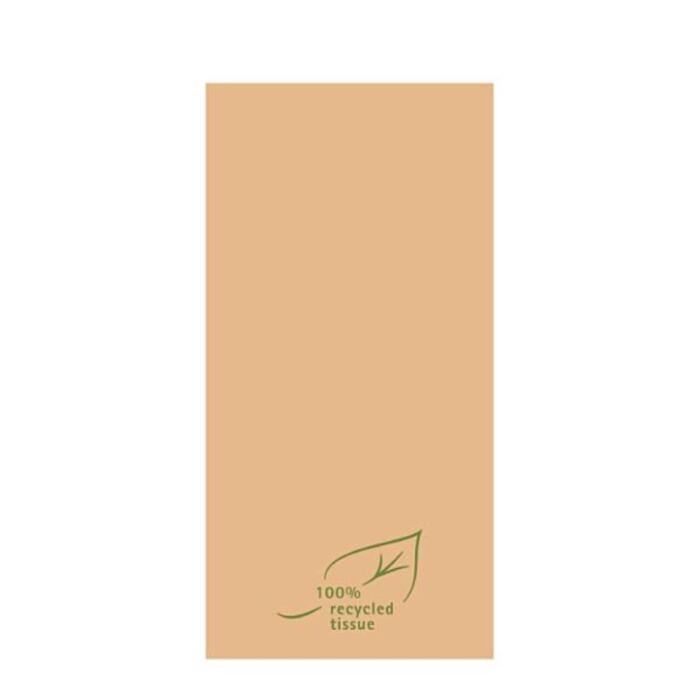 Serviette uni, BRAUN, Bio 100 % Recycling