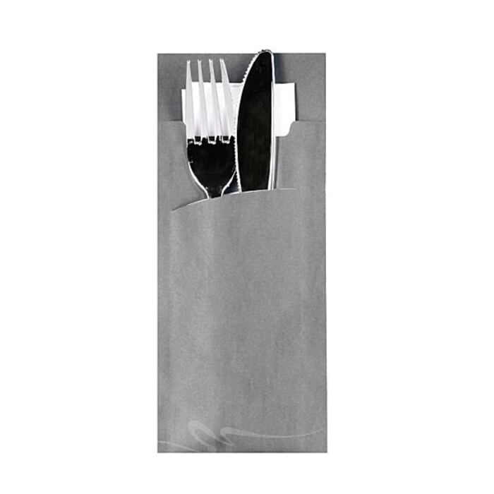 Papierbestecktasche + Serviette 33 x 33 cm