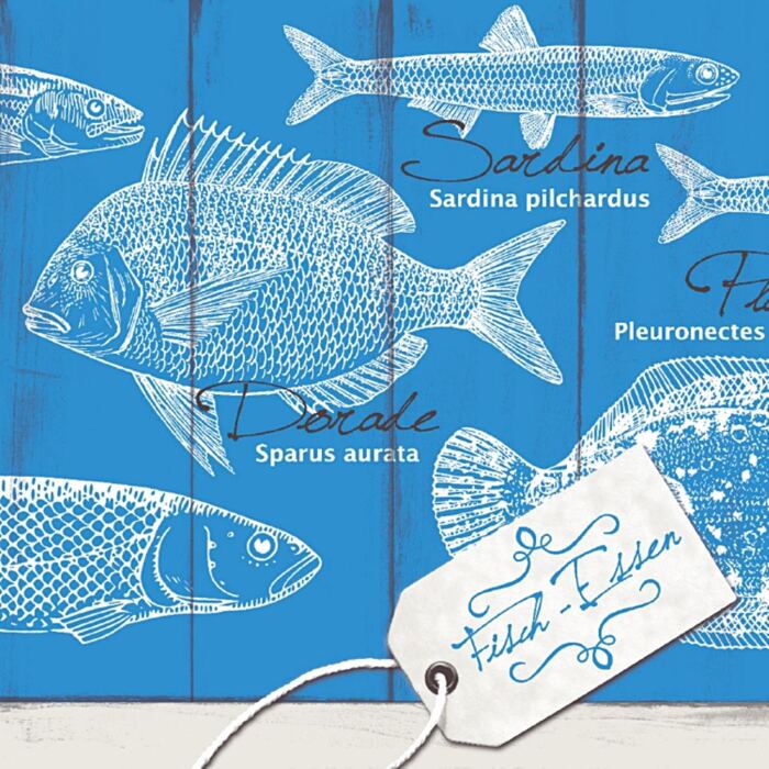 Serviette "FISCH-ESSEN"