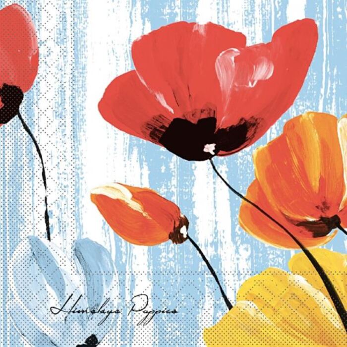 Serviette "IVONNE" Himalya blau